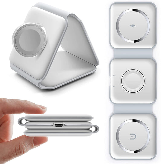 3-in-1 Portable Wireless Charging Pad