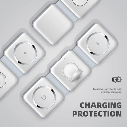 3-in-1 Portable Wireless Charging Pad