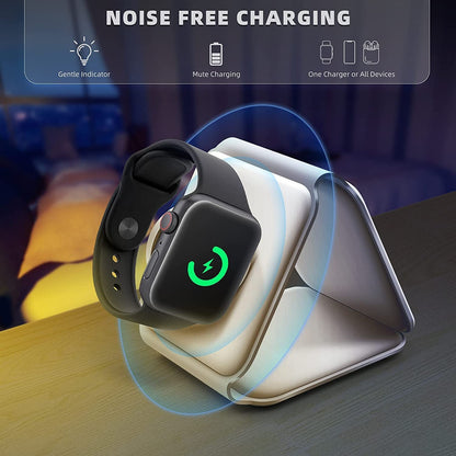 3-in-1 Portable Wireless Charging Pad